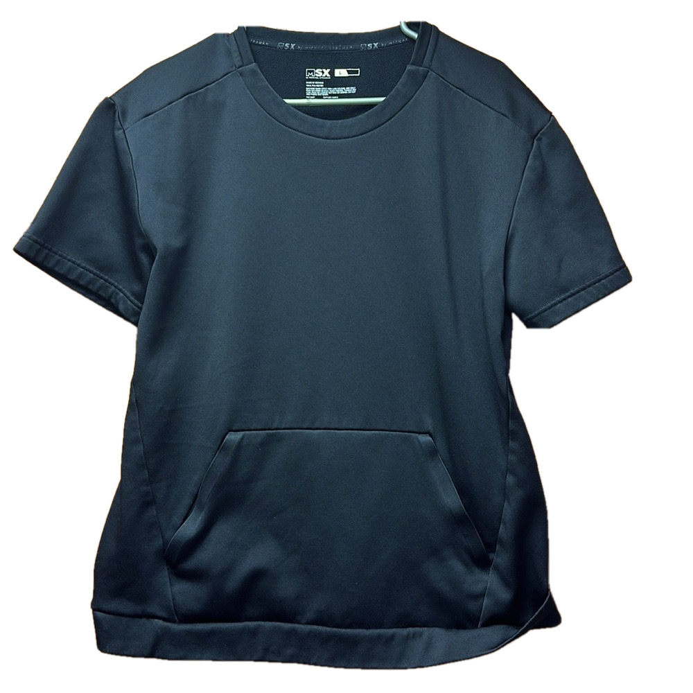 Fleece line short sleeve black size large - Picture 3 of 8